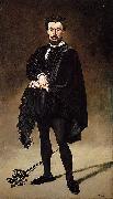 Edouard Manet Philibert Rouviere as Hamlet The Tragic Actor china oil painting artist